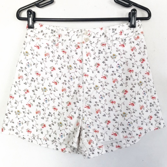 Rebecca Taylor Pants - REBECCA TAYLOR vine print Twill shorts NWT